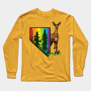 Nevada Pride - Deer Long Sleeve T-Shirt